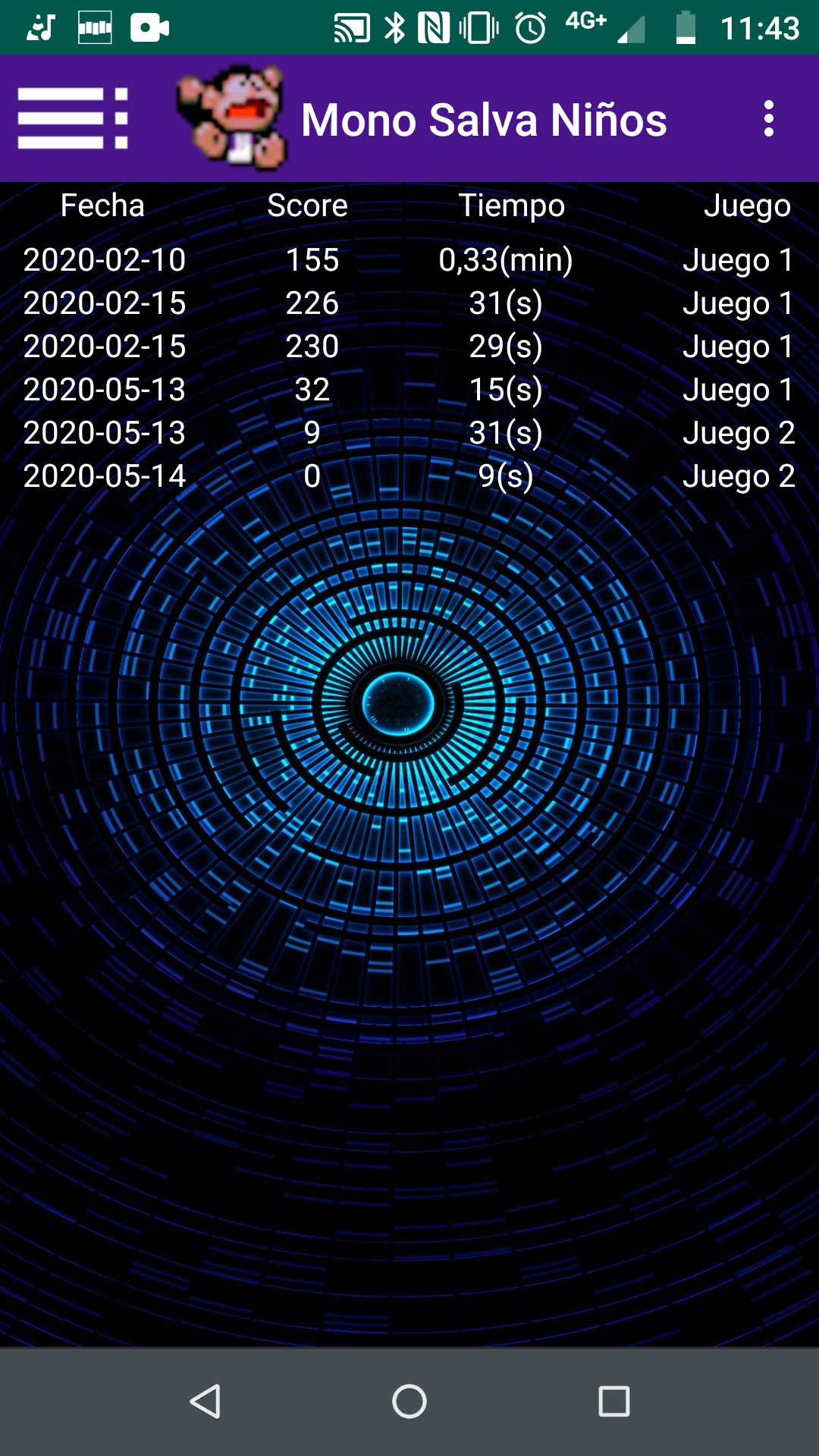 pantallas del juego
