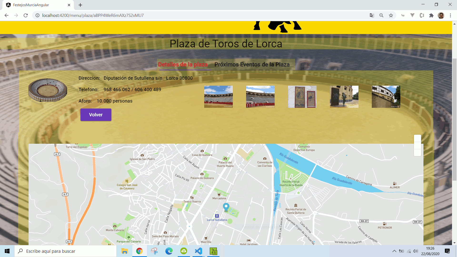 lugar do evento